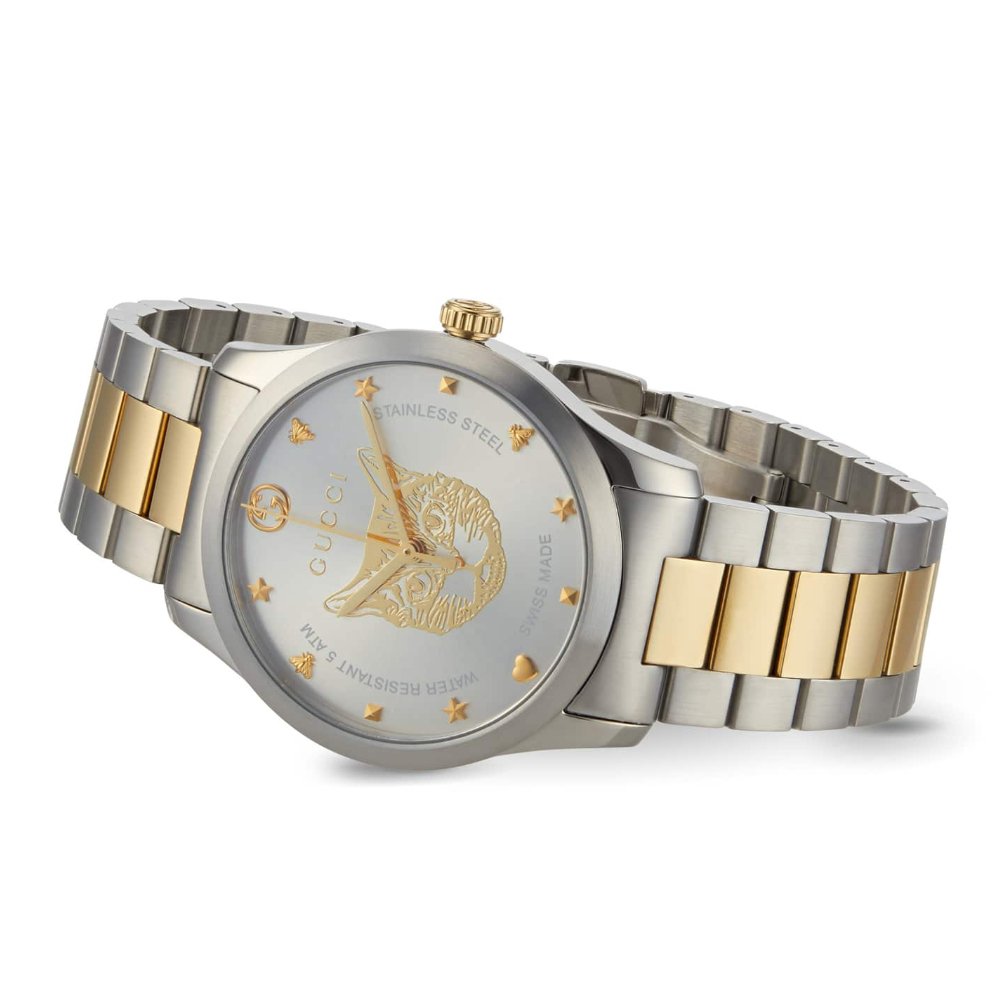 Gucci YA1264074 G-Timeless Two-Tone Unisex Watch — view 4