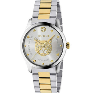 Gucci YA1264074 G-Timeless Two-Tone Unisex Watch