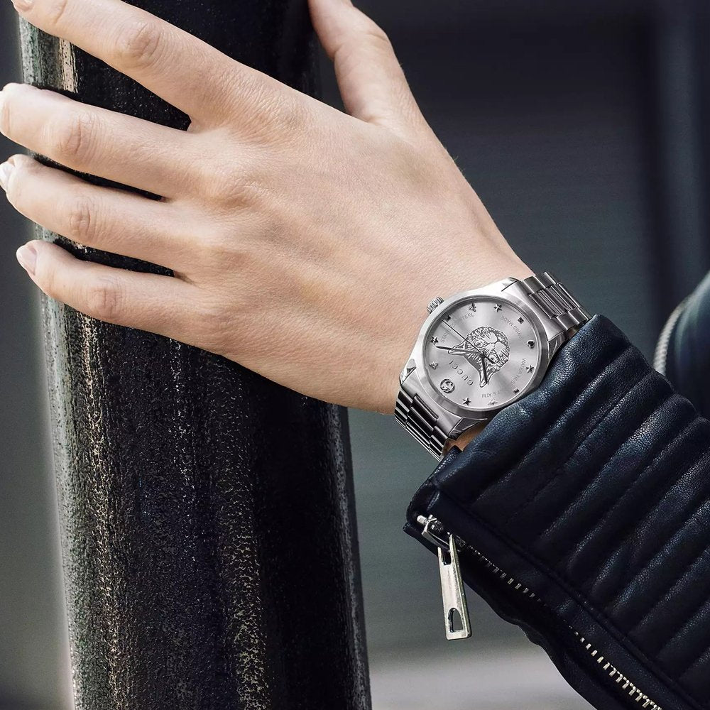 Gucci YA1264095 G-Timeless Silver Dial Unisex Watch — view 4