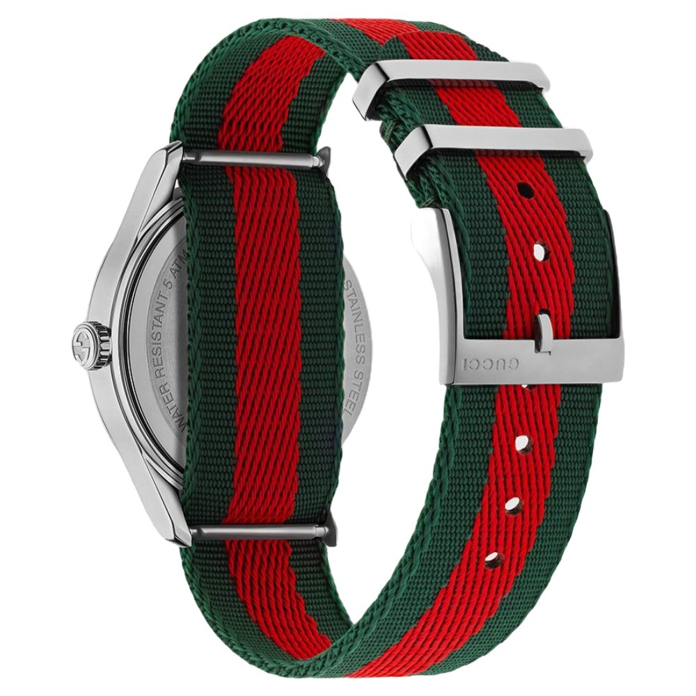 Gucci YA1264148 G-Timeless Bee Fabric Strap Men's Watch — view 2