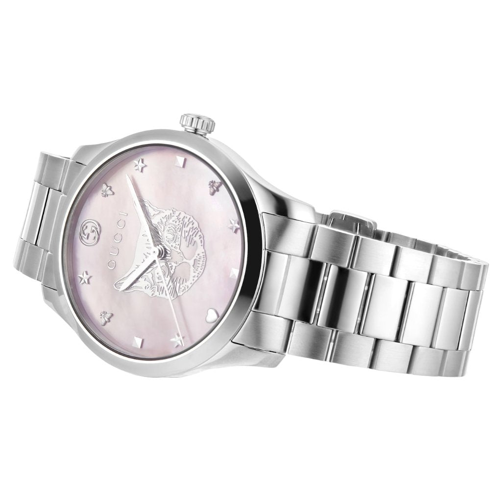 Gucci YA1264166 G-Timeless Pink Mother of Pearl Dial Unisex Watch — view 5