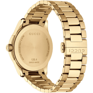Gucci YA126461 G-Timeless Yellow Gold Dial Unisex Watch — view 2