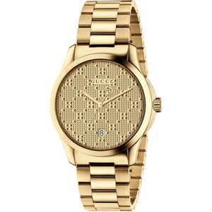 Gucci YA126461 G-Timeless Yellow Gold Dial Unisex Watch