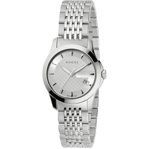 Gucci YA126501 G-Timeless Silver Dial Ladies Watch