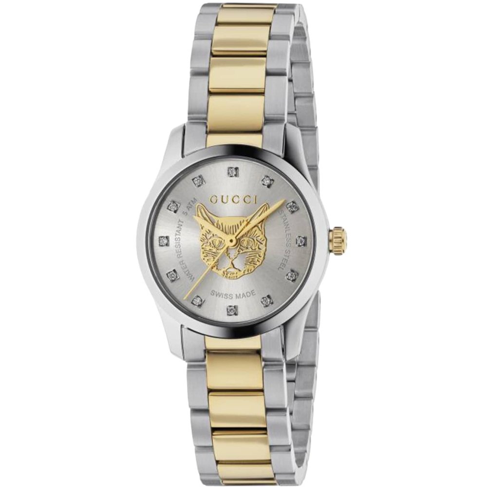 Gucci YA1265016 G-Timeless Two-Tone Ladies Watch