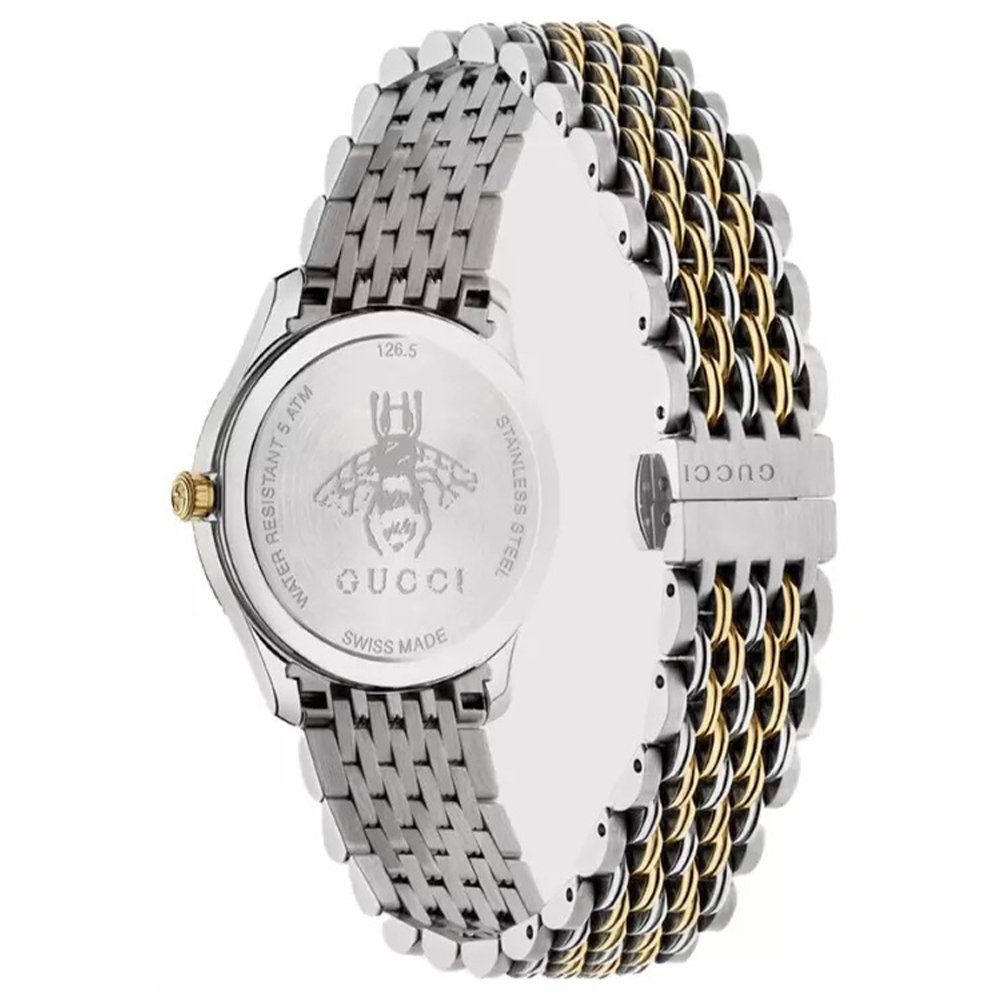 Gucci YA1265030 G-Timeless 29mm Ladies Pink Dial Bee Motif Watch — view 2