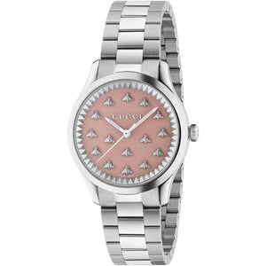 Gucci YA1265033 G-Timeless Pink Dial Ladies Watch
