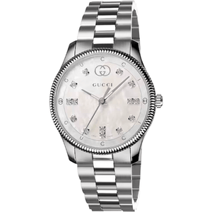 Gucci YA1265064 G-Timeless Mother of Pearl Dial Ladies Watch
