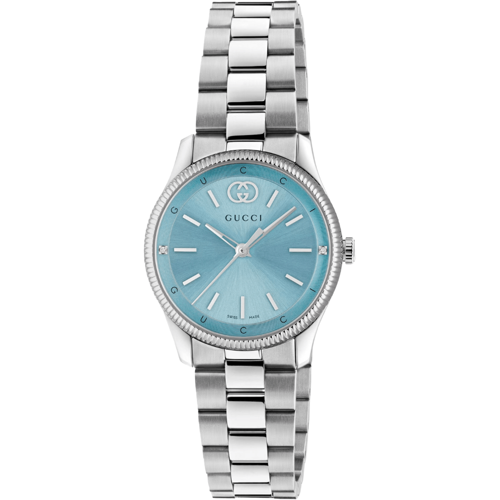 Gucci YA1265068 G-Timeless Blue Dial Ladies Watch