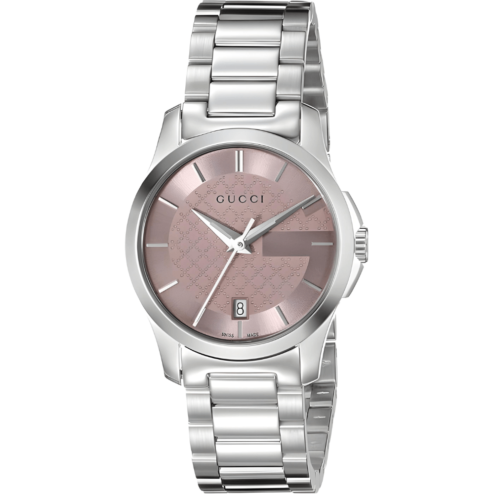 Gucci YA126524 G-Timeless Pink Dial Ladies Watch
