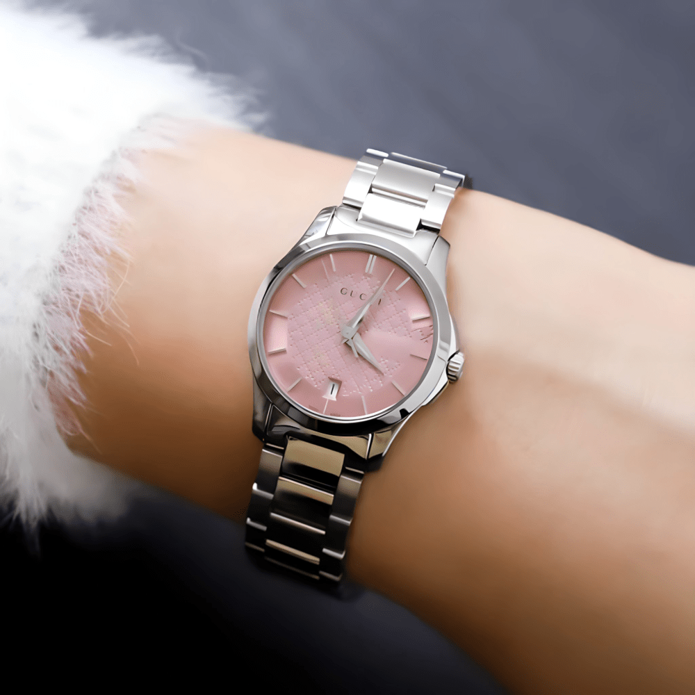 Gucci YA126524 G-Timeless Pink Dial Ladies Watch — view 5