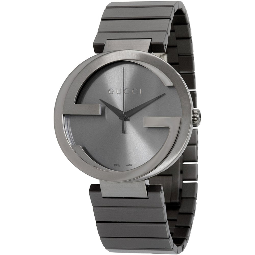Gucci YA133210 Interlocking Grey Dial Men's Watch