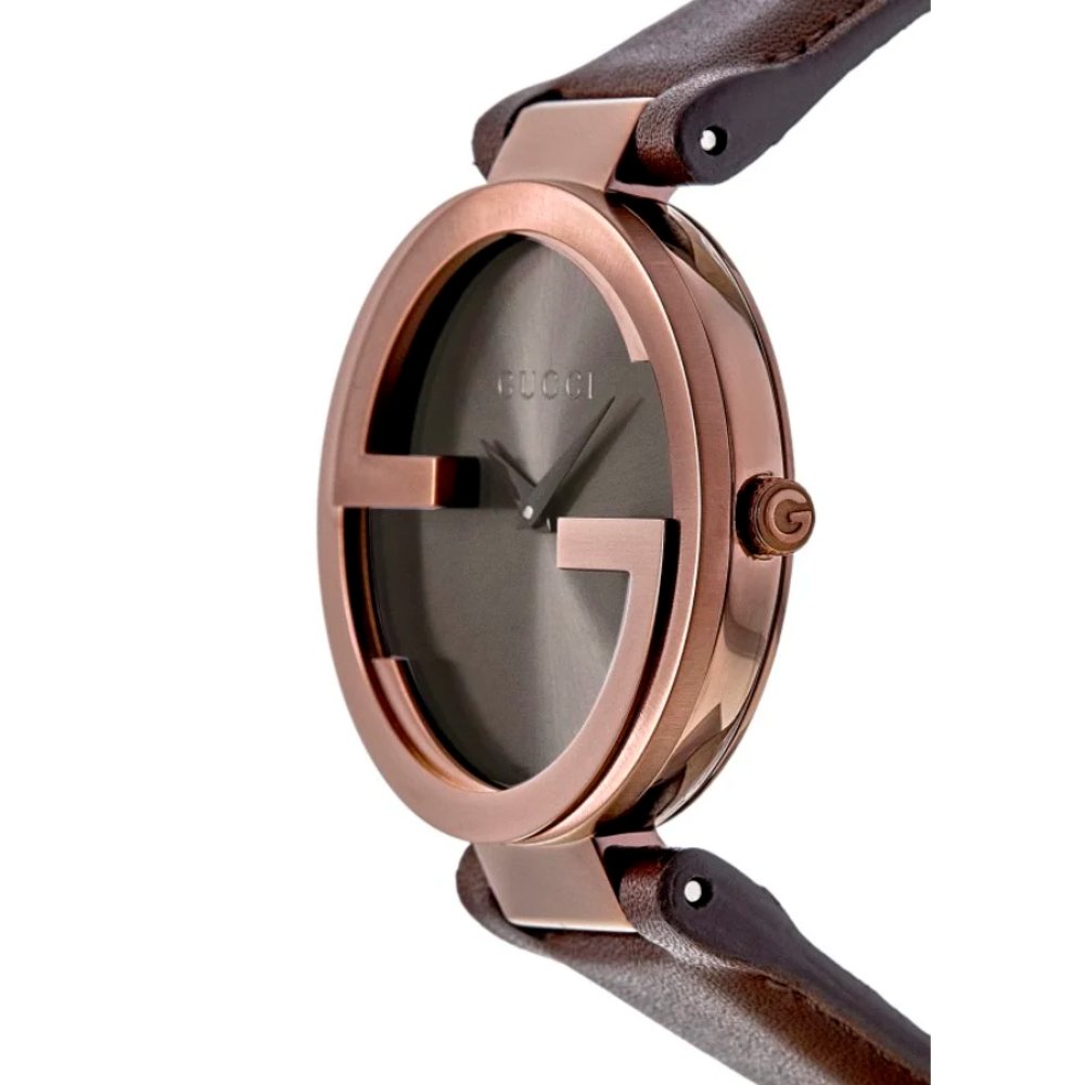 Gucci YA133309 Interlocking G Brown Dial Ladies Watch — view 2