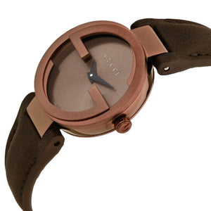 Gucci YA133504 Interlocking Brown Dial Ladies Watch — view 3
