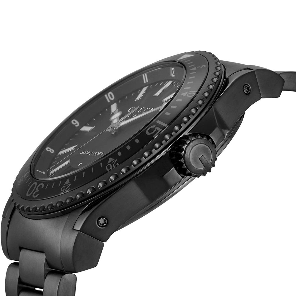 Gucci YA136205 Black Dial Stainless Steel Men's Watch — view 3