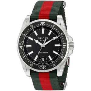 Gucci YA136206 Black Dial Dive Men's Watch
