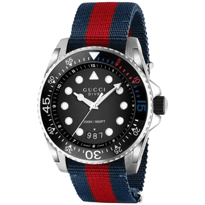 Gucci YA136210 Black Dial Men's Watch