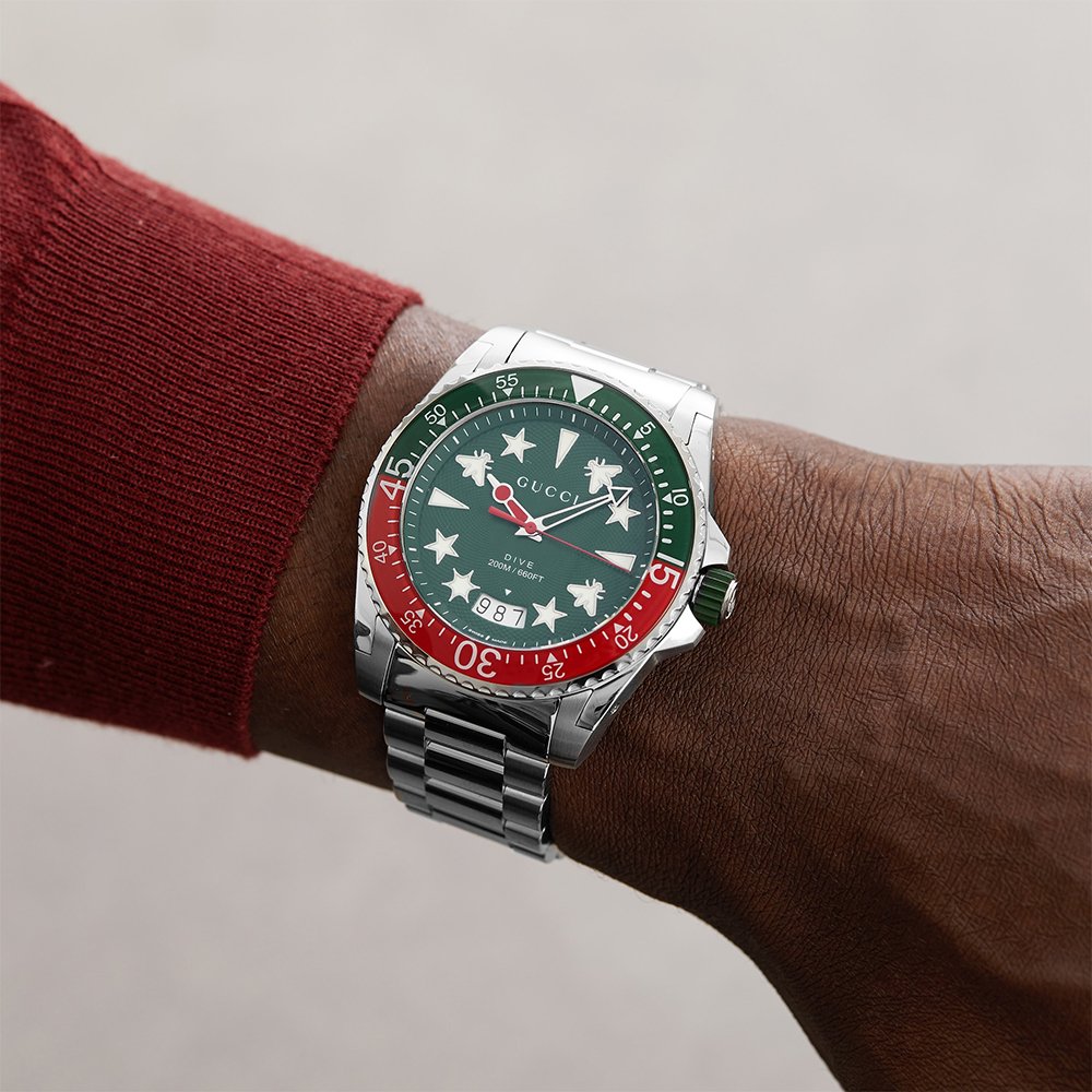 Gucci YA136222 Dive Men's Watch 45mm — view 6