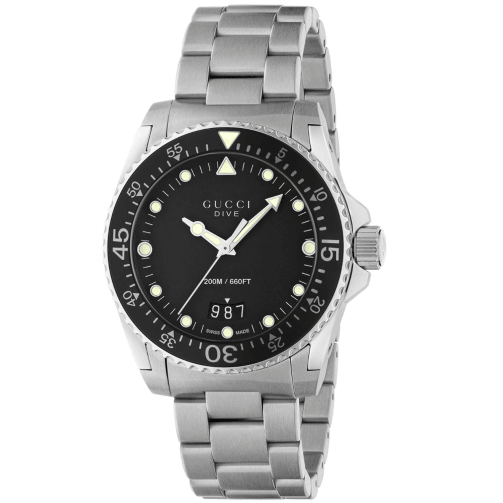 Gucci YA136301B Dive Black Dial Men's Watch