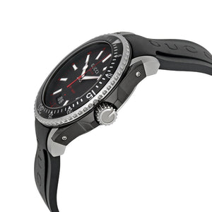 Gucci YA136303 Dive Black Dial Silicone Band Men's Watch — view 3