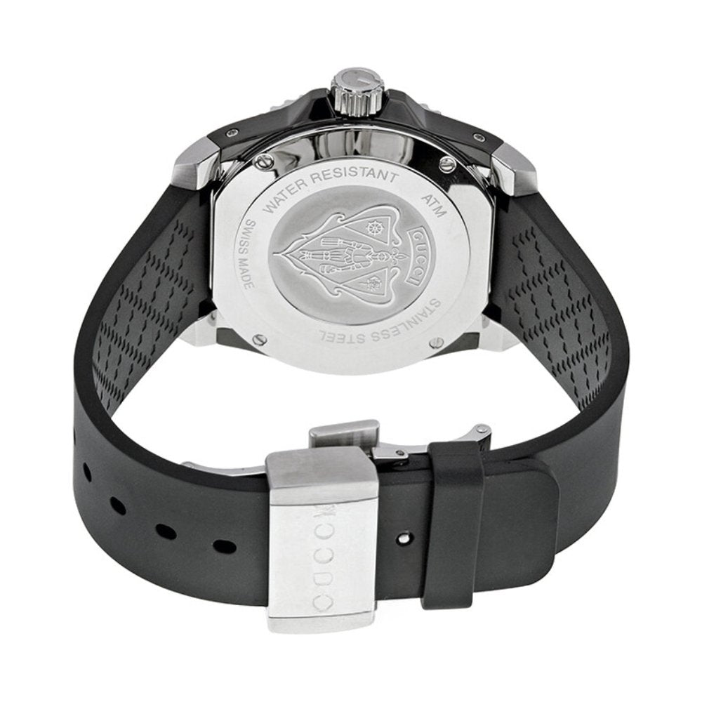 Gucci YA136303 Dive Black Dial Silicone Band Men's Watch — view 2