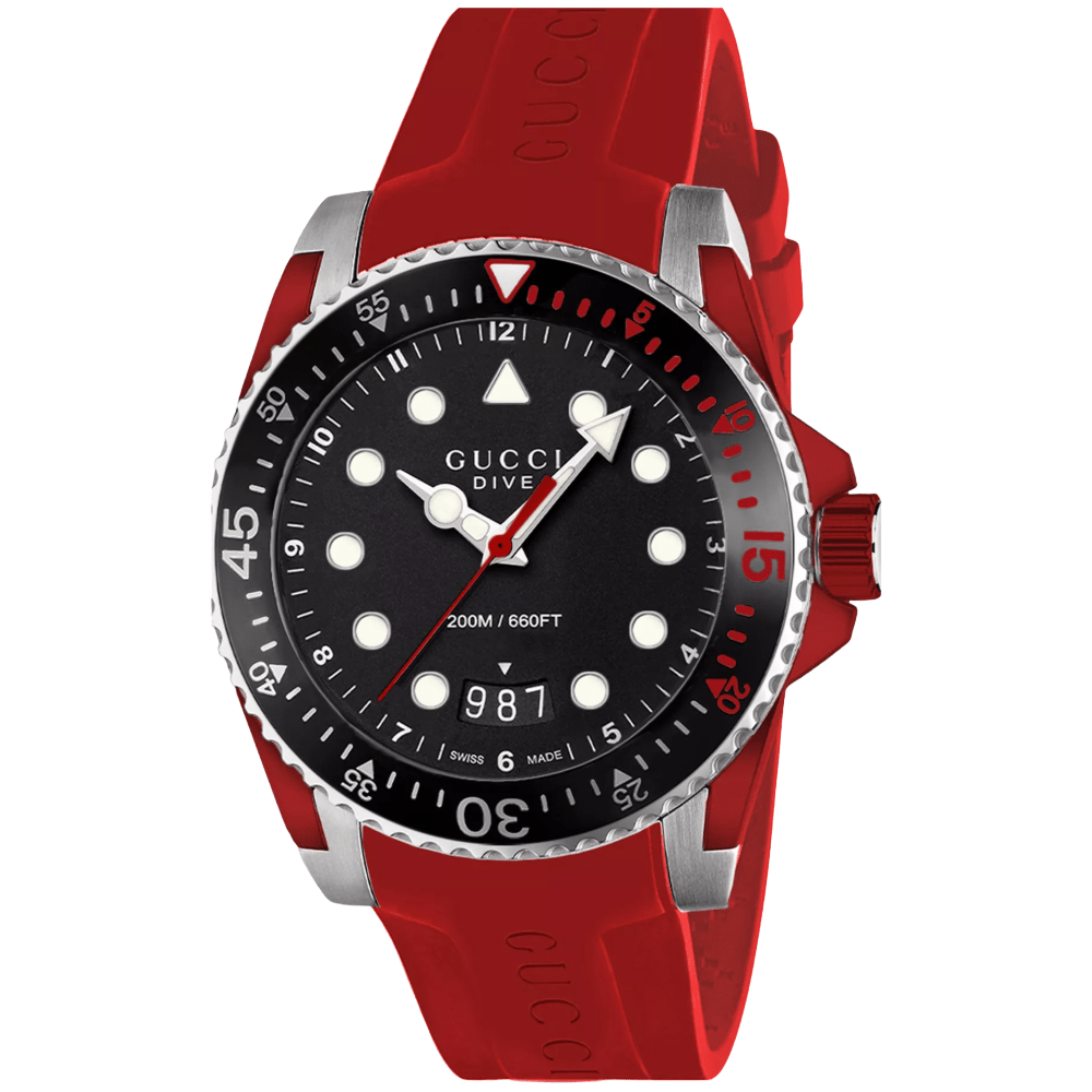 Gucci YA136309 Dive Black Dial Men's Watch