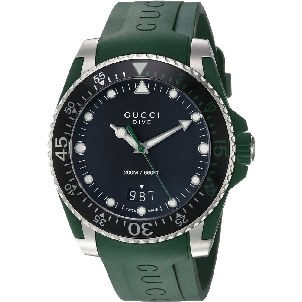Gucci YA136310 Dive Black Dial Men's Watch