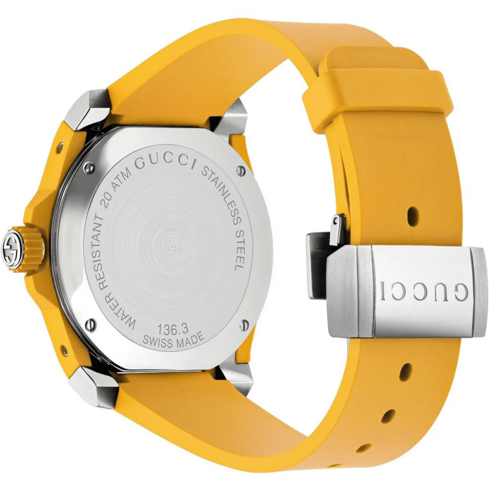 Gucci YA136317 Dive Embroidery Tiger Yellow Dial Men's Watch — view 2