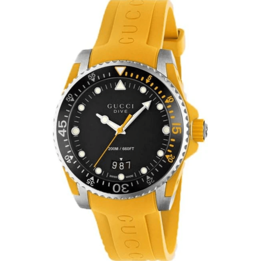Gucci YA136319 Dive Black Dial Men's Watch
