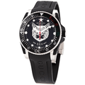 Gucci YA136320 Dive Mystic Cat Black Dial Men's Watch