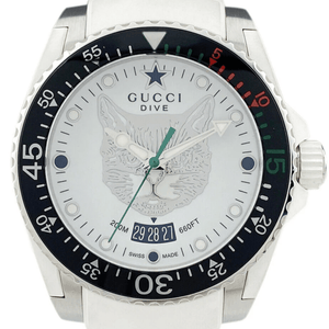 Gucci YA136329 Dive Tiger White Dial Men's Watch — view 5