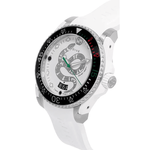 Gucci YA136330 Dive Snake Motif White Dial Men's Watch — view 7