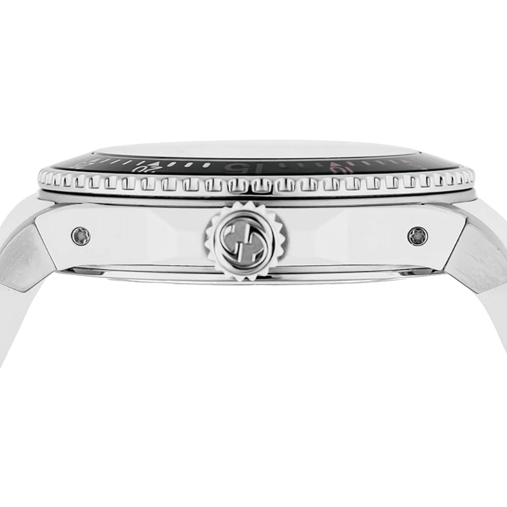 Gucci YA136330 Dive Snake Motif White Dial Men's Watch — view 3