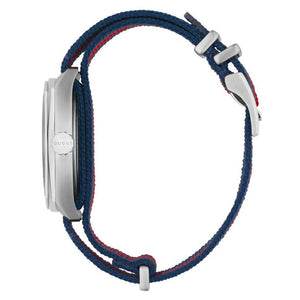 Gucci YA142304 GG2570 Blue Canvas 41mm Men's Watch — view 3