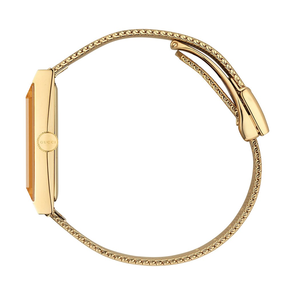 Gucci YA147410 G-Frame 34mm Yellow Gold Ladies Watch — view 3