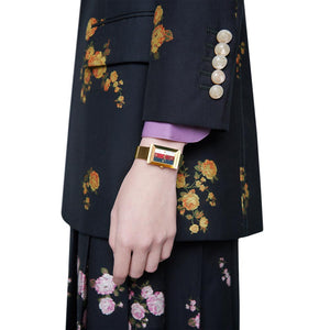 Gucci YA147410 G-Frame 34mm Yellow Gold Ladies Watch — view 4