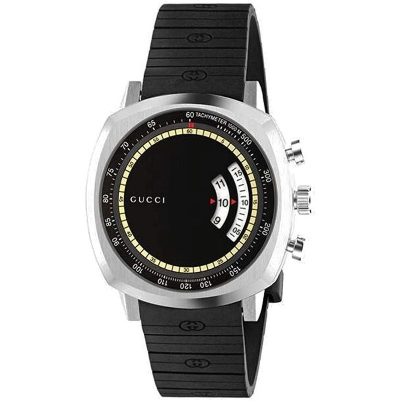 Gucci YA157301 Grip Black Dial Men's Watch