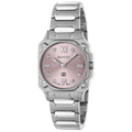 Gucci YA166501 G-Flat Pink Dial Ladies Watch