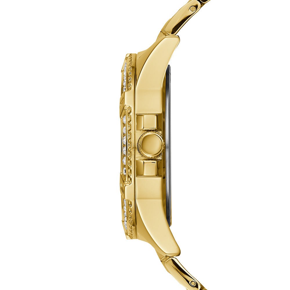 Guess W1156L2 Ladies Gold Watch With Crystals — view 3