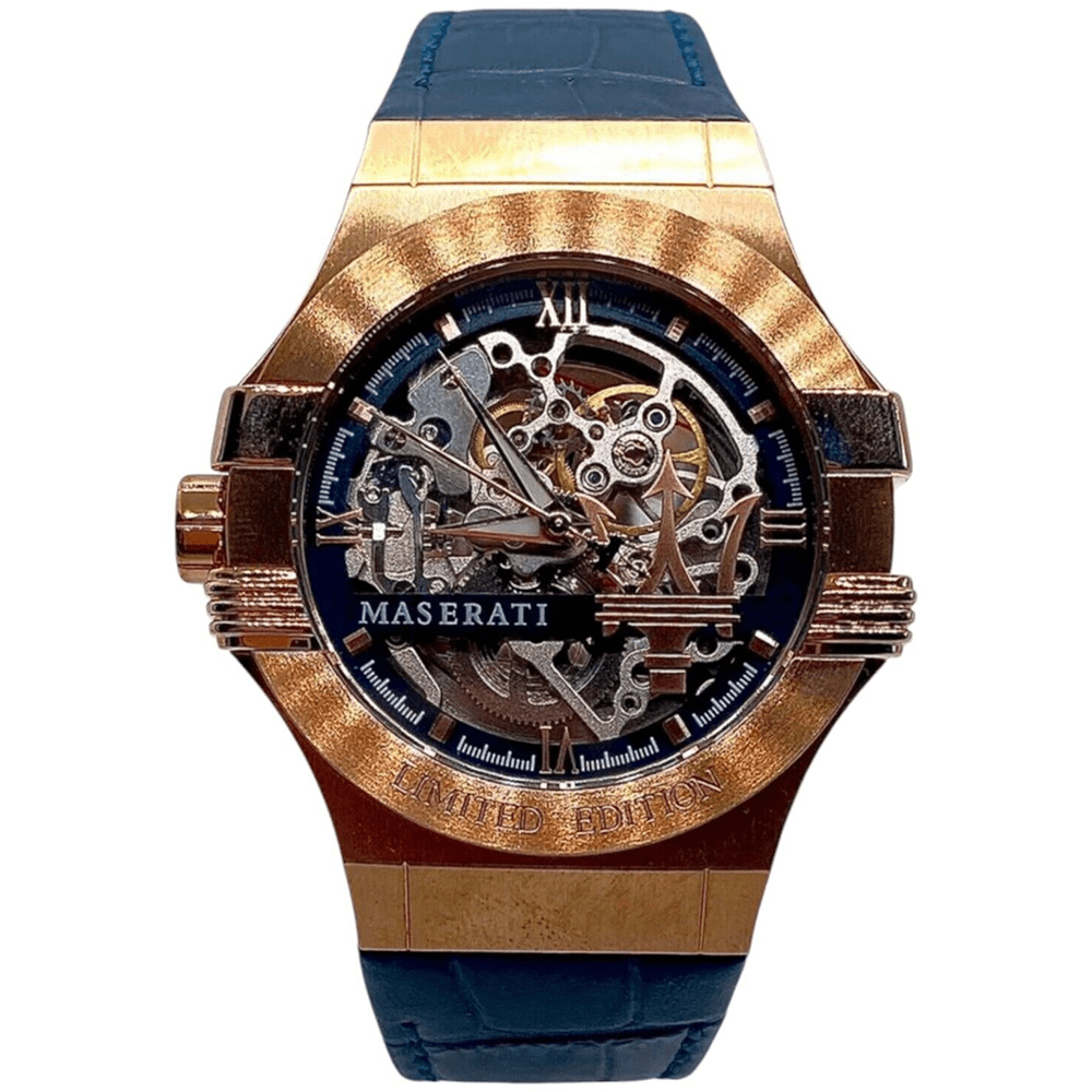 Maserati R8821108022 Automatic Skeleton Dial Rose Gold Men's Watch