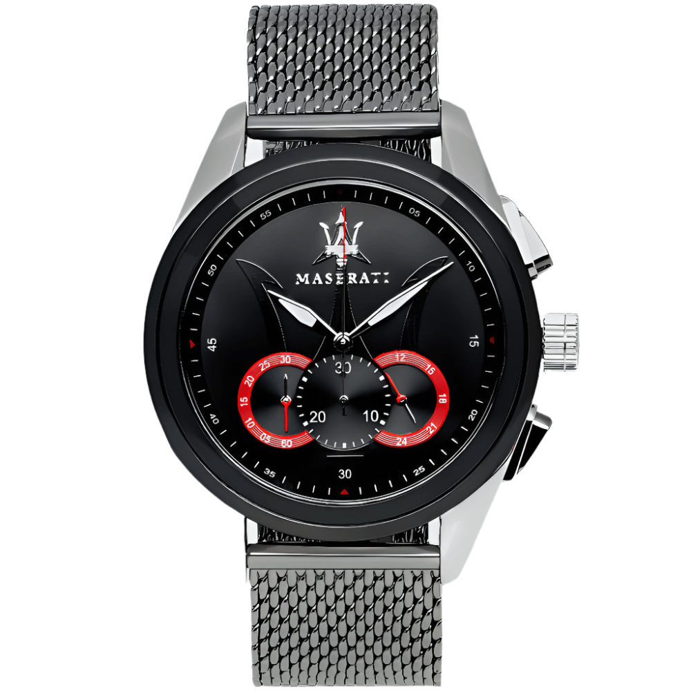 Maserati R8873612005 Traguardo Chronograph Black Dial Men's Watch