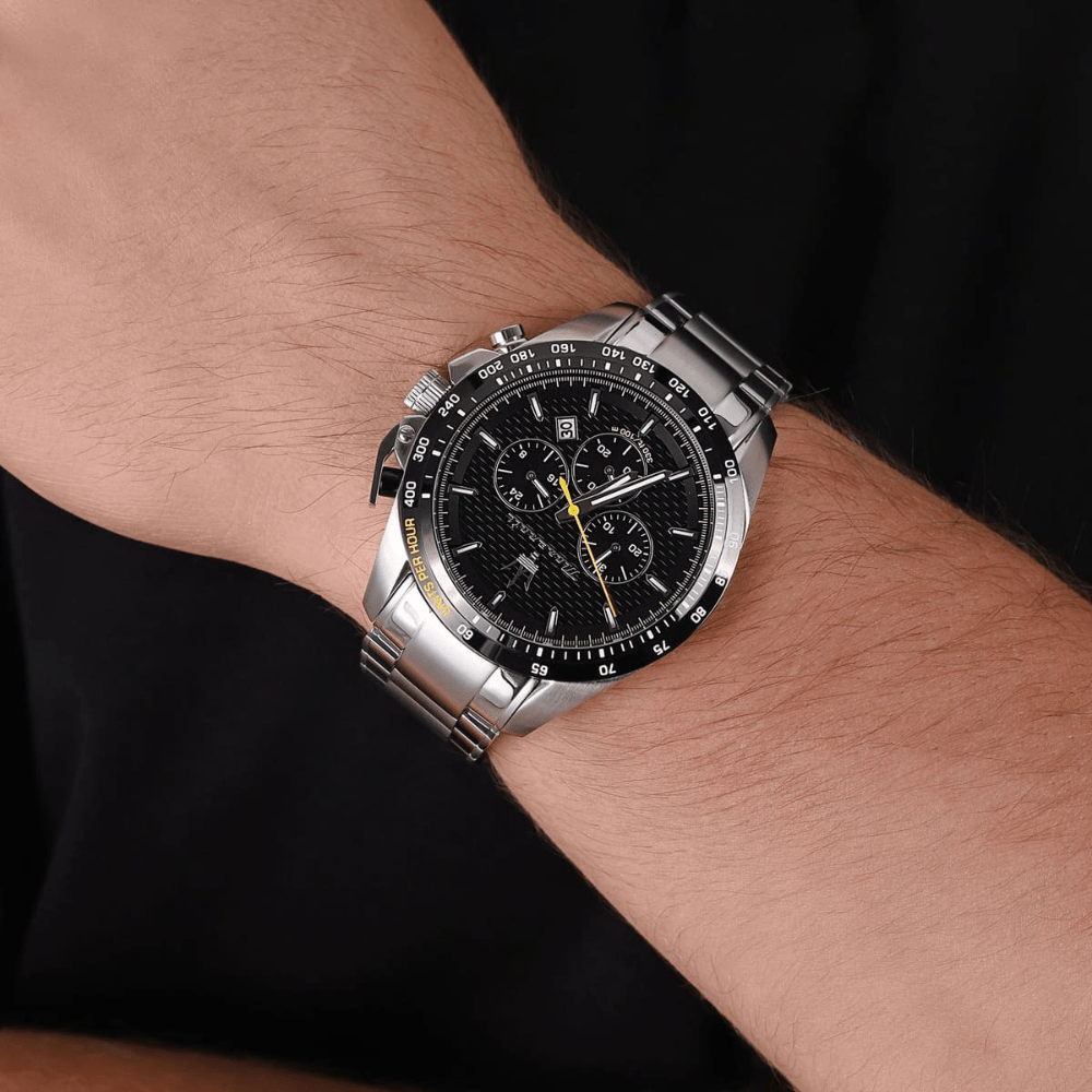 Maserati R8873612042 Traguardo Chronograph Black Dial Men's Watch — view 7