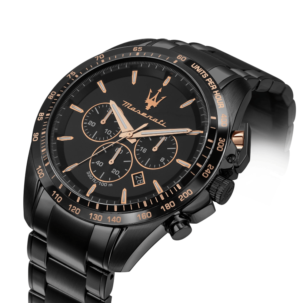 Maserati R8873612048 Traguardo Chronograph Black Dial Men's Watch — view 2