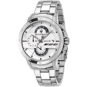Maserati R8873619004 Ingegno Chronograph White Dial Men's Watch