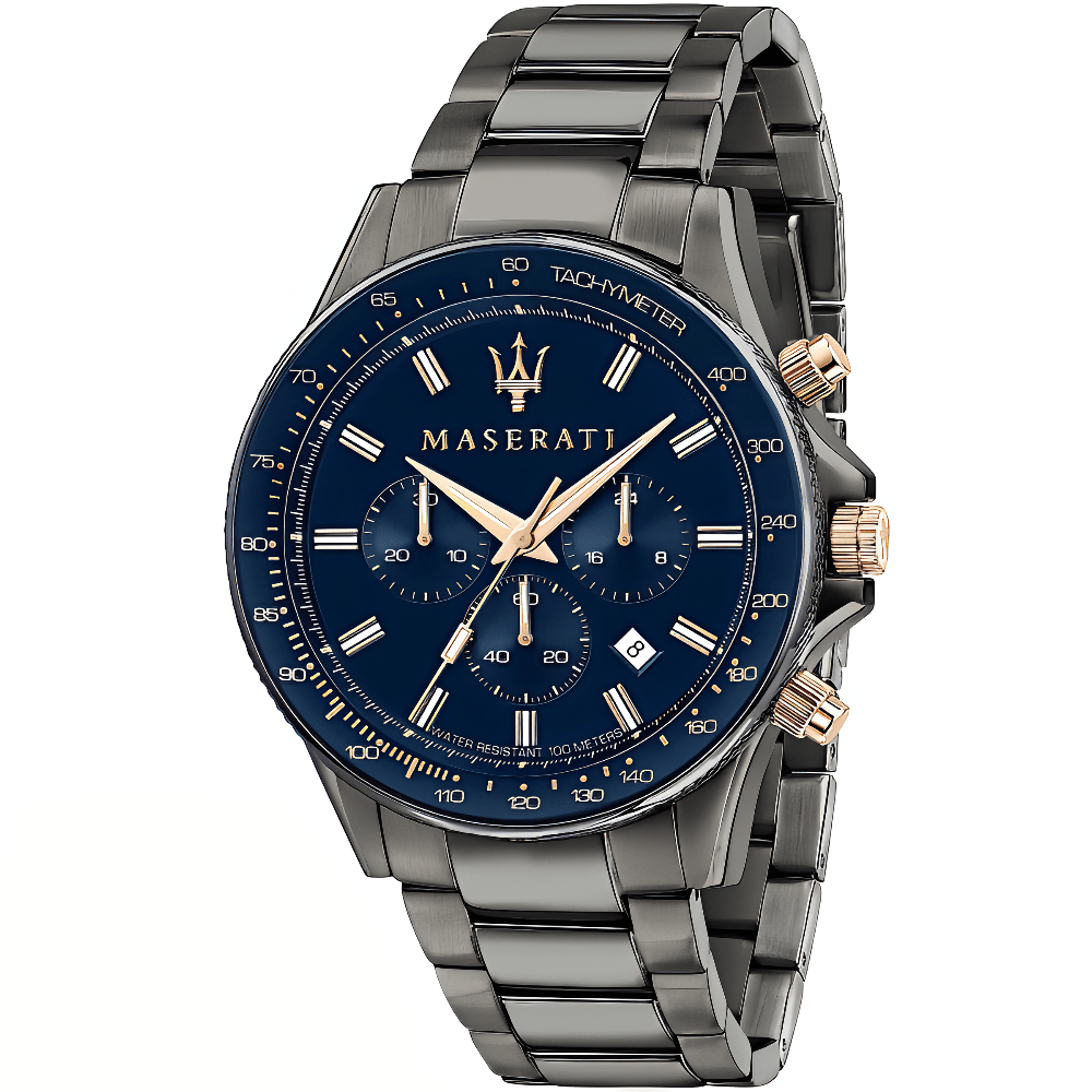 Maserati R8873640001 Sfida Chronograph Blue Dial Men's Watch