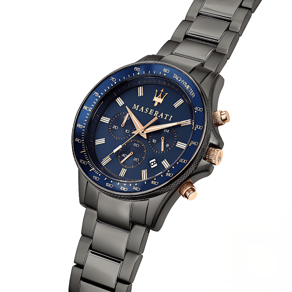 Maserati R8873640001 Sfida Chronograph Blue Dial Men's Watch — view 4