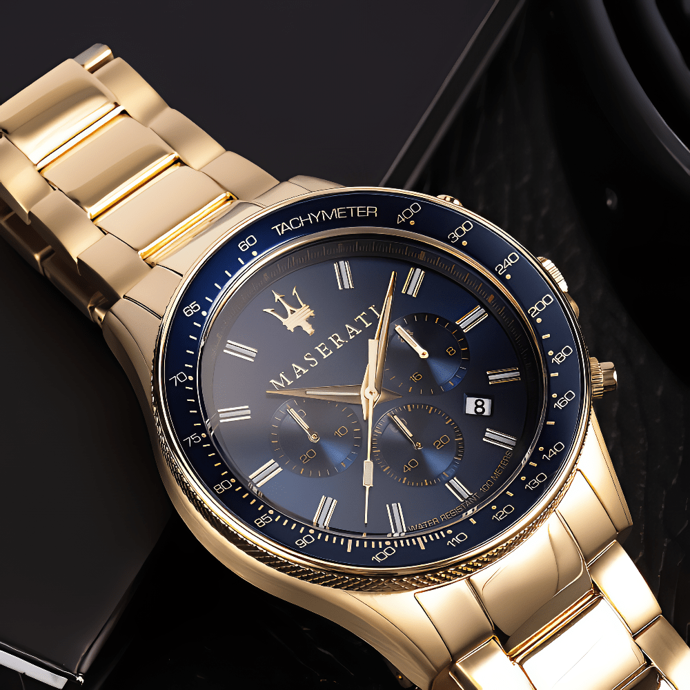 Maserati R8873640008 Sfida Chronograph Blue Dial Men's Watch — view 5
