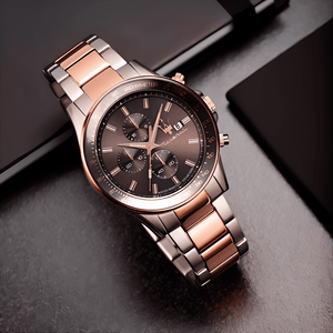 Maserati R8873640014 Sfida Chronograph Black Dial Two-Tone Men's Watch — view 4