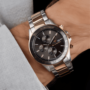Maserati R8873640014 Sfida Chronograph Black Dial Two-Tone Men's Watch — view 5