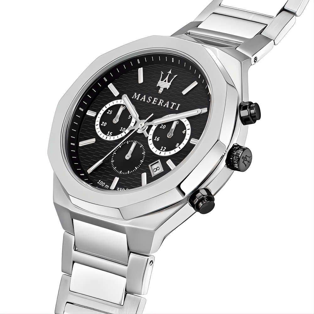 Maserati R8873642004 Stile Chronograph Black Dial  Men's Watch — view 4